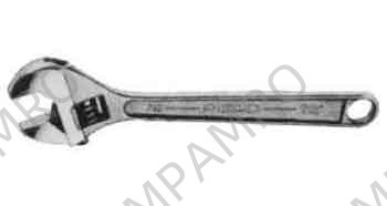 WRENCH ADJUSTABLE RIDGID #704B, BLACK 100MM