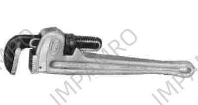 WRENCH PIPE STRAIGHT ALUMINIUM, HANDLE RIDGID #824 600MM