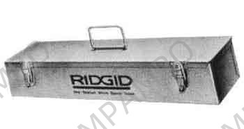 CARRYING CASE METAL RIDGID, FOR DROP HEAD THREADER #00-R