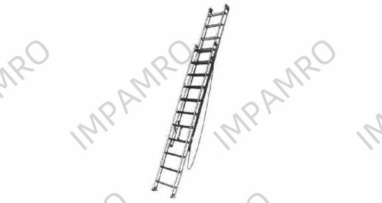 LADDER 2-EXTENSION ALUM-ALLOY, 6.5MTR