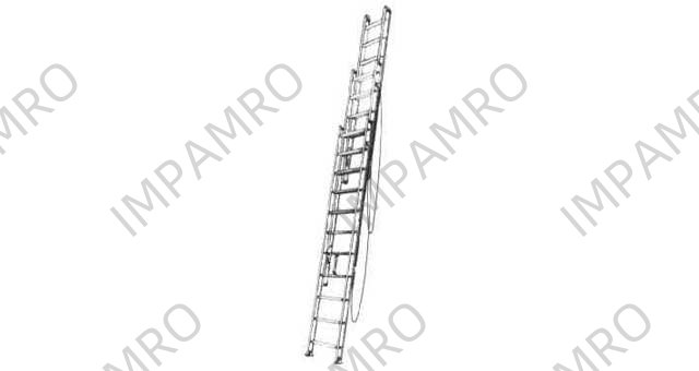 LADDER 3-EXTENSION ALUM-ALLOY, 12.6MTR