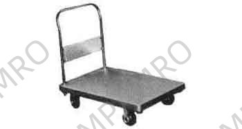 TRUCK PLATFORM STEEL 1-HANDLE, WITH 4 SOLID TIRES 900X1500MM