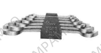 WRENCH SET DOUBLE OPEN END, #25M 6X7 TO 14X17MM 6'S