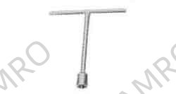 WRENCH T-TYPE 6-POINT 27MM, FIXED HANDLE