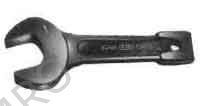 WRENCH STRIKING SINGLE OPENEND, 15DEG BENT 130MM