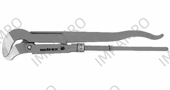 WRENCH PIPE S TYPE 45DEG JAWS, CAPACITY 1/2"