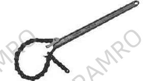 WRENCH CHAIN PIPE SINGLE JAW, 14-89MM CAPACITY