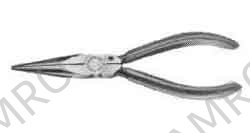 PLIER LONG-NOSE & SIDE-CUTTING, PLASTIC COVERED HANDLE 200MM