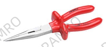PLIER LONG NOSE INSULATED, VDE UP TO 1000V L:150MM (6")