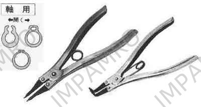 PLIER STOP RING BENT, EXTERNAL 100-130MM