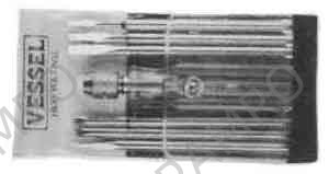 SCREWDRIVER SET SPARK-TESTING, HIGH-VOLTAGE 6'S