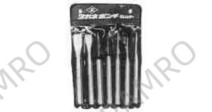 CHISEL & PUNCH SET COMBINATION, 150MM 7'S