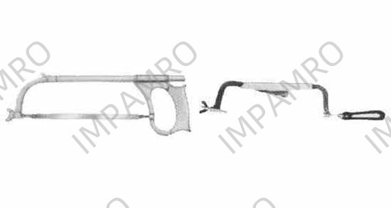 FRAME HACKSAW ADJUSTABLE PIPE, 250-300MM