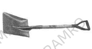 SHOVEL STEEL SQUARE 970MM