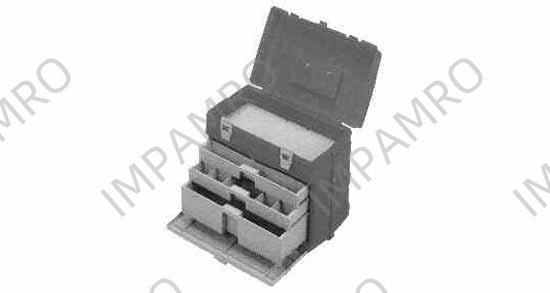 TOOL BOX PLASTIC RECTANGULAR, BOX WITH DRAWER 420X240X330MM