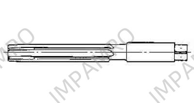 REAMER HAND STRAIGHT FLUTE, 24X255MM