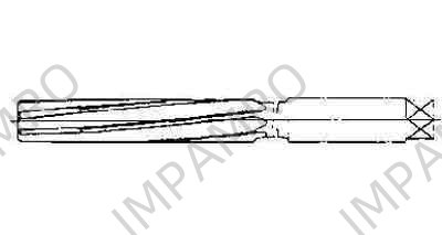 REAMER HAND HELICAL FLUTE, 15X175MM
