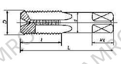 TAP STRAIGHT FOR STRAIGHT PIPE, THREAD PF1/4X19T HSS