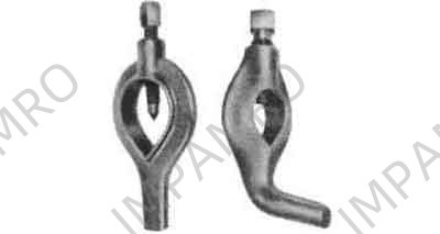 LATHE DOG CAST-IRON BENT 150MM