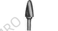 ROTARY BUR CARBIDE TYPE-D, 6MM SHANK/13MM BLADE