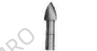 ROTARY BUR CARBIDE TYPE-F, 6MM SHANK/8MM BLADE