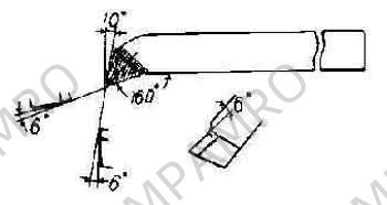 TOOL WITH CARBIDE TIP SINGLE, #37-2 RIGHT HAND 16X16X120MM