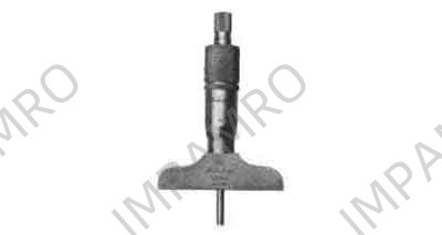 MICROMETER DEPTH 0-25MM, IN 0.01MM BASE WIDTH 101.6MM