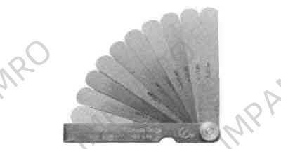 THICKNESS GAUGE #66, 0.0015"-0.025" 3" LENGTH