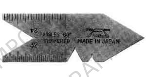 CENTER GAUGE 55DEG, WHITWORTH STANDARD