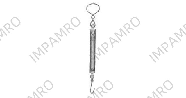 SPRING BALANCE TUBULAR, HAND TYPE CAPACITY 20KGS