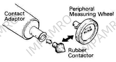 CONTACT ADAPTOR 1/10 MTR/MIN, FOR DIGITAL HAND TACHOMETER