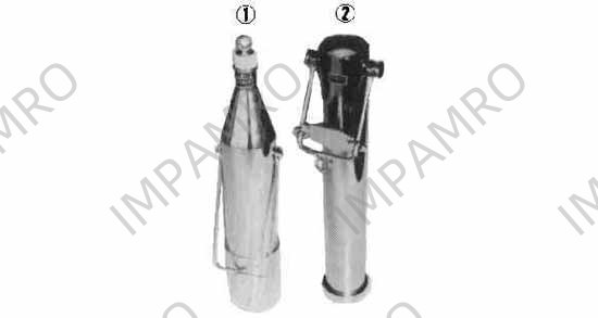 SAMPLING BOTTLE MOUTH-COLLECT, BRASS 500CC