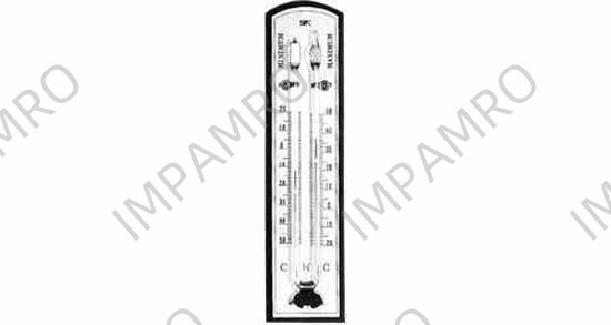 THERMOMETER MAXI-MINI U SHAPE, WITH MAGNET -20 TO +50C DEG
