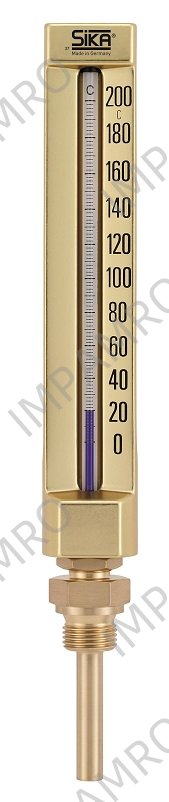 THERMOMETER SIKA 174B 110X30MM, PT1/2 0-160DEG.C 30MM-STEM