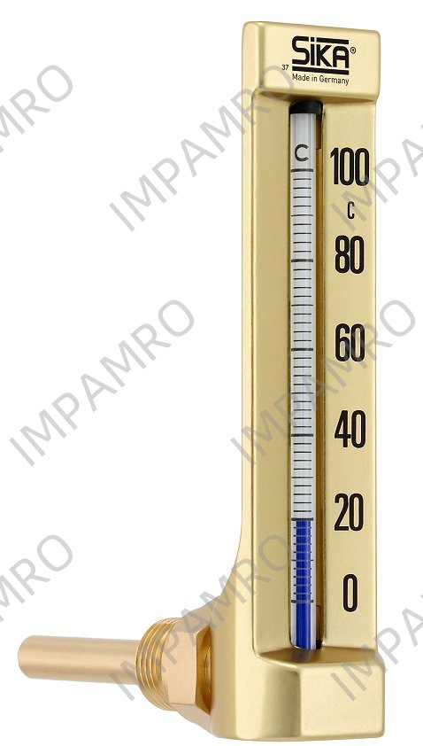 THERMOMETER SIKA 175B 110X30MM, PT1/2 0-160DEG.C 30MM-STEM