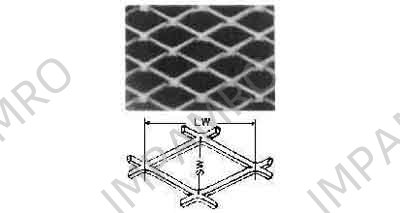 STEEL BLEACHING PLATE, 6.0X914X1829MM MESH 34X135MM