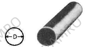 TOOL STEEL CARBON ROUND SK-5, 36MM 3MTR