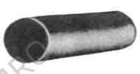 ZINC CASTING ROUND SOLID, 115X300MM
