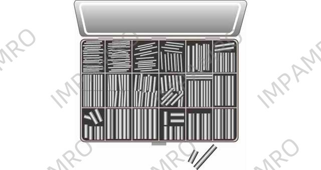 DOWEL PIN KIT HARDENED STEEL, METRIC PARALLEL 315PINS