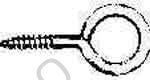 SCREW EYE BRASS NO.12 45MM
