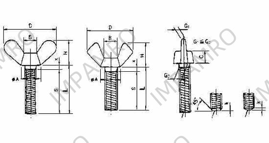692601 BOLT WING WITH FURTHER DETAIL