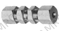 UNION BULKHEAD FLARELESS BRASS, 25MMXPF1