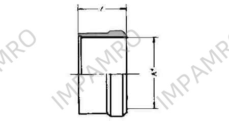 SLEEVE BRASS FOR FLARELESS, TUBE FITTING 8X9MM