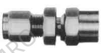 CONNECTOR BULKHEAD FEMALE, STAINLESS FLARELESS 10MMXPT1/4