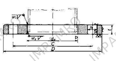 FLANGE STAINLESS STEEL WELDING, SLIP-ON FLAT FACE 5KG-250MM