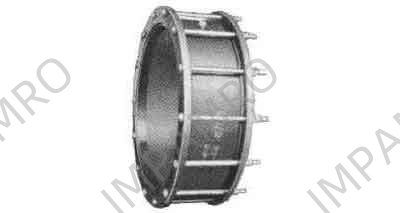 PIPE COUPLING FLEX FOR PLAIN, END PIPE 600MM DUCTILE C.IRON