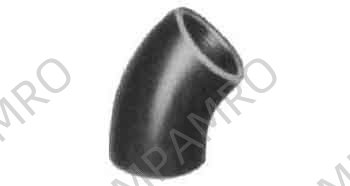 ELBOW MALLEABLE CAST IRON GALV, 45DEG 1