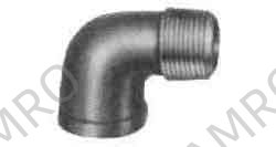 ELBOW STREET MALLEABLE CAST, IRON BLACK 90DEG 1/2