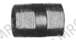 NIPPLE SHORT CARBON STEEL, BLACK 1-1/2
