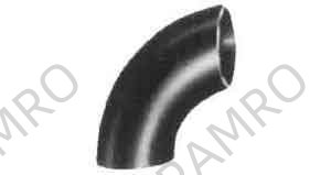 ELBOW STEEL BUTT-WELDING SGP, 90DEG LONG RADIUS 125A